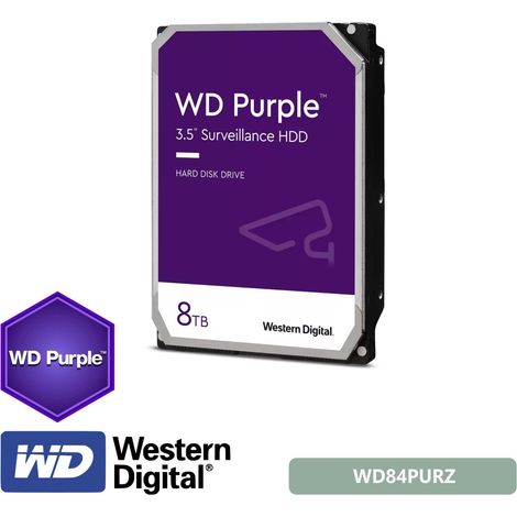 Western Digital WD Purple Hard Disk 8000 GB Serial ATA III (1/2)