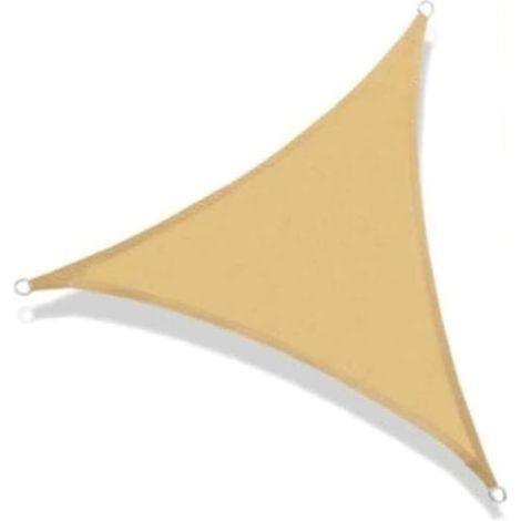 4 voiles d'ombrage triangulaires, 4x4x4 m, résistantes aux UV, respirantes, pour terrasse, jardin, cour (1/4)