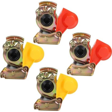 Tête d'embrayage avec Valve M22, avec Capuchon Anti-poussière, Tête d'embrayage avec Raccord à Air Comprimé pour Camion, Tracteur, Frein à air Comprimé ou Air Comprimé dans l'atelier (1/5)