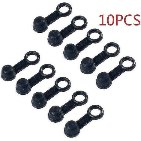 Cache-poussière pour vis de purge de freins de moto en caoutchouc (noir) (10 pièces) (1/5)