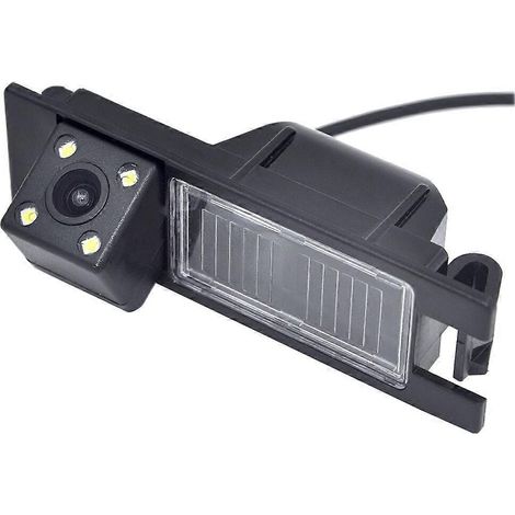 Cámara de visión trasera HD con trayectoria dinámica de 4 LED para Opel Astra HJ Corsa Meriva Zafira Insignia FIAT (1/5)