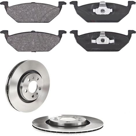 KIT FRENI ANTERIORI compatibile con VW BORA - DISCHI + PASTIGLIE OEM: P 85 072 / 16881 , 16880 , 16882 /SOSTITUZIONE DIRETTA/BASSA POLVERE/SILENZIOSO (1/5)