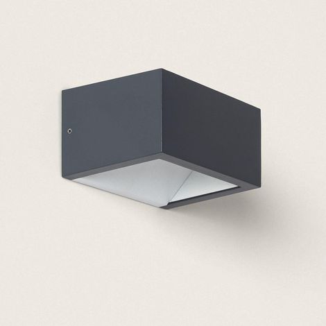 Applique da Parete per Esterno LED 9W Alluminio Doppia Luce CCT Selezionabile Sheffield Antracite