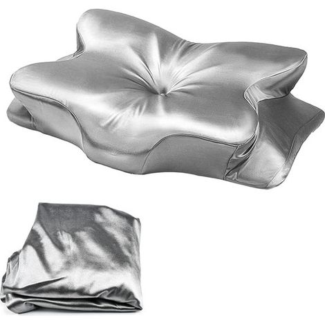 Satin-Kissenbezüge für Memory-Schaum-Kissen – Ergonomisches und atmungsaktives Design (1/5)