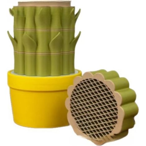 Bamblock - Bloc à couteaux de cuisine Cactus - Support à couteaux de cuisine imprimé en 3D (1/5)