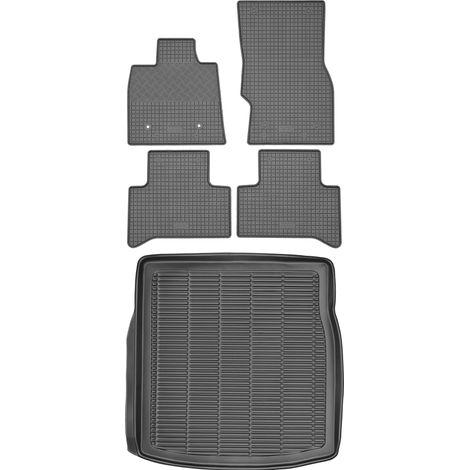 Set di tappetini in gomma per auto e tappetino per bagagliaio per Alfa Romeo Stelvio Crossover dal 2017