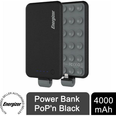 Energizer 4000mAh Pocket Power Bank with Micro USB, Black (1/5)