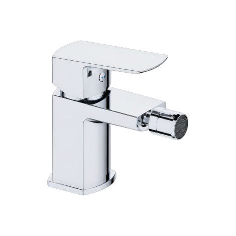Miscelatore Bidet Cromato con Piletta Click Clack in Ottone 1”1/4 – Cartuccia Ø35 mm (1/2)