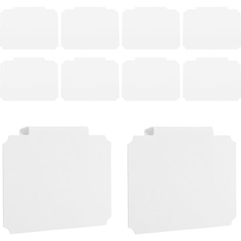 de 16 tiquettes en Plastique Vierges Clipser pour Paniers de (1/5)