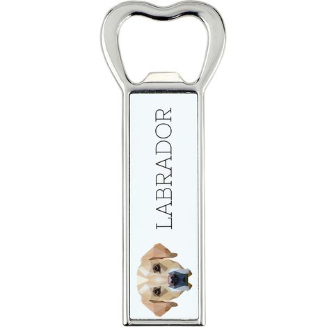 Apribottiglie con foto e scritta "Labrador Retriever" per birra Art-Dog (1/5)