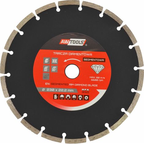 AWTOOLS TARCZA DIAMENTOWA 300x25,4 / SEGMENTOWA