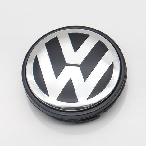 Lot de 4 enjoliveurs de moyeu VW 56 mm, cache centre de jante automobile
