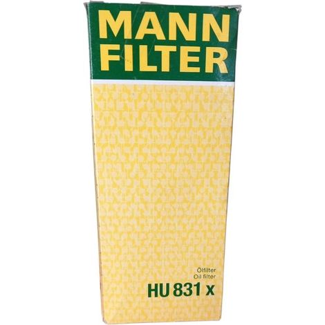 Filtro olio motore marca man filter codice filtro hu 831 x