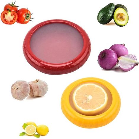 Ensemble de 2 boîtes de rangement pour fruits, pour une organisation optimale de la cuisine et du plan de travail.-AquaForge (1/5)
