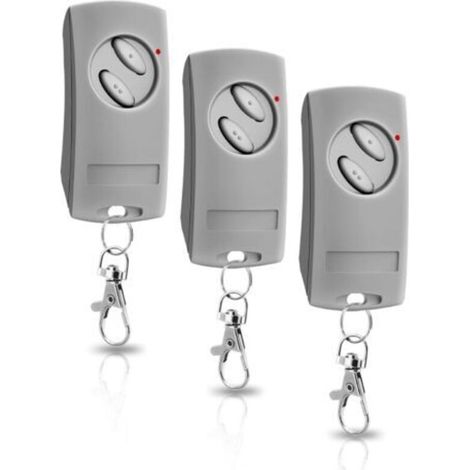 Set di 3 ricambi per trasmettitore portatile Ecostar RSC2, RSE2, 433,92 MHz, apriporta per garage a 2 canali, per porte da garage Liftronic 500, 700, 800.