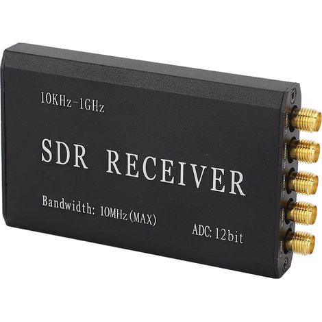 Récepteur SDR Radio Logicielle Définie 12bit 10kHz‑1GHz, Bande Passante 10MHz, Module de Réception Haute Performance (1/5)