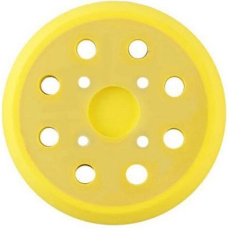 Patin de ponçage PU - Surface lisse et durable Conception à 8 trous - Meulage et polissage - 125mm Jaune (1/5)
