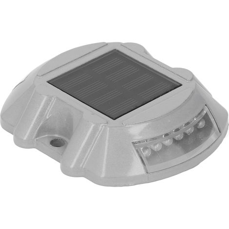 Lampe solaire à 12 LED pour allée, terrasse ou quai, étanche IP68, batterie 600 mAh, lumière rouge (1/5)