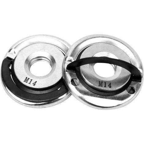 2 Pièces Écrou Serrage Rapide M14 pour Meuleuse d'angle,Écrou de Retenue pour Meuleuse D'angle (1/5)