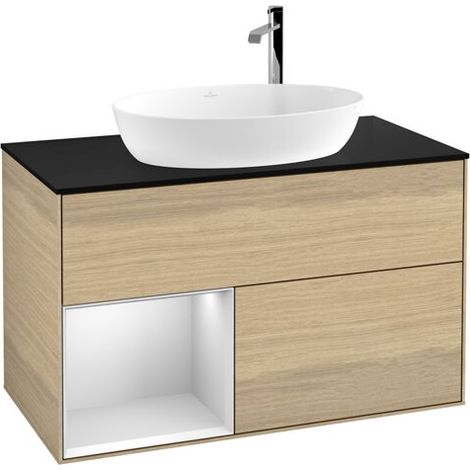 Villeroy & Boch F892MTPC Armoire sous-lavabo Finion F89 (1/2)