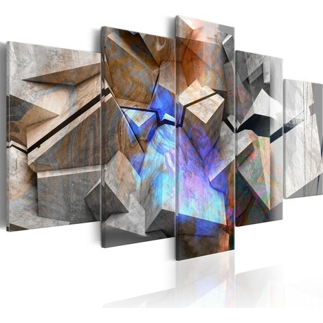 Quadro - Abstract Cubes - 200x100 (1/4)
