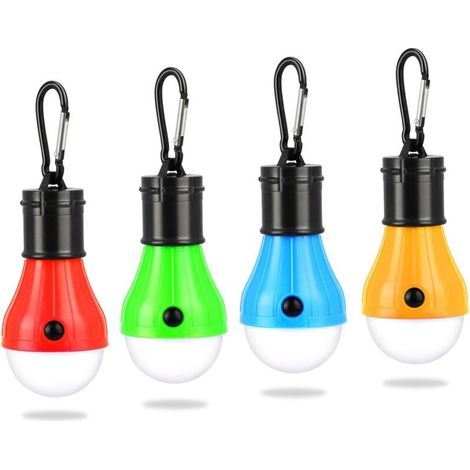 Lampe de Camping, 4x Lanterne de Camping LED Lampe de Camping à Piles Lampe de Tente Portable Lumière de Secours étanche Pour le Camping [Classe énergétique A++] (1/5)