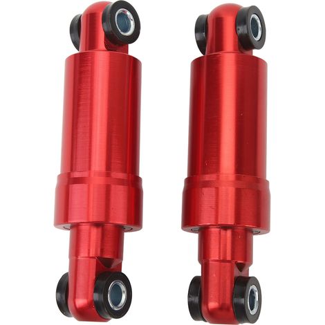Lot de 2 amortisseurs pour trottinette électrique, 110 mm, en alliage d'aluminium, hydrauliques, avec système anti-vibrations arrière. (1/5)