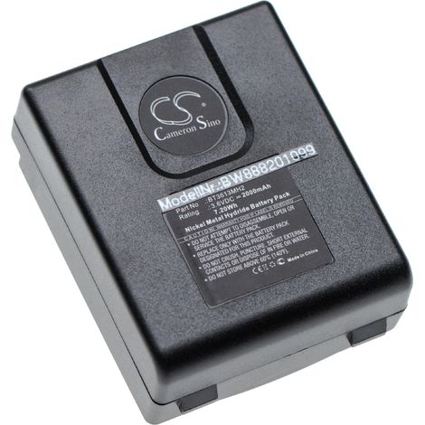 vhbw Akku kompatibel mit Itowa Winner 2G, Winner 2G version 1 Industrie-Funkfernsteuerung Fernbedienung (2.000mAh, 3,6V, NiMH)