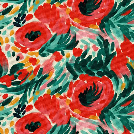 Tela decorativa para exteriores Oxford - Flores - DX2533 (1/5)