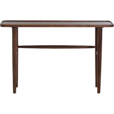 Tavolino QIANO Legno di acacia Marrone 120x30x75 cm Light & (1/2)