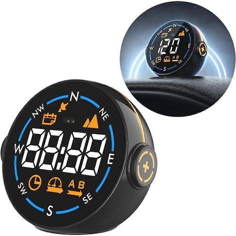 Affichage tête haute (HUD) - Compteur de vitesse numérique universel pour toutes les voitures (1/4)
