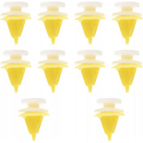 10x Befestigungsclips für die Spritzwandverkleidung Renault Megane Twingo (1/5)