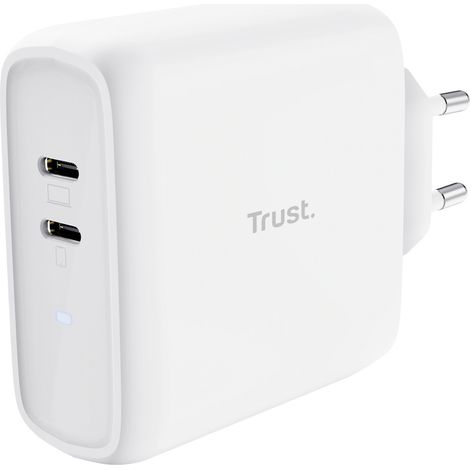 Cargador de Pared Trust Maxo 65W 2P/ 2xUSB Tipo-C/ 65W (1/4)