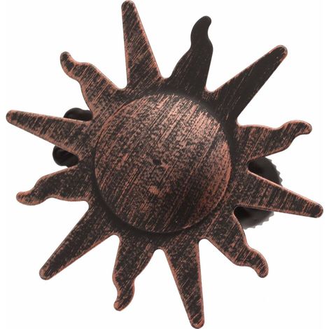 2 Pinces décorative Soleil - Cuivre (1/2)