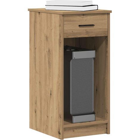 Computerschrank mit Schublade Artisan-Eiche 35x45x77 cm (1/5)