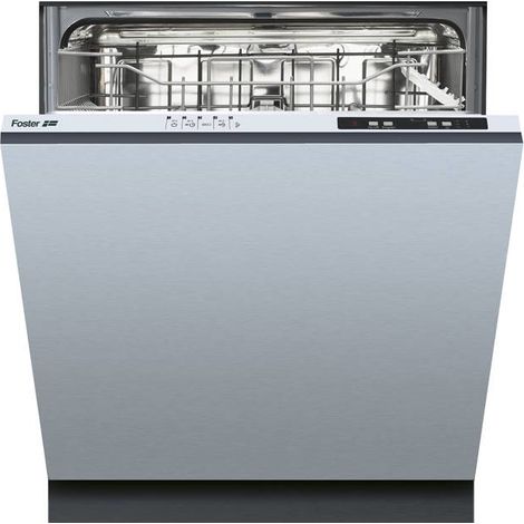 Foster Elettra. Posizionamento dell'apparecchio: A scomparsa totale, Dimensione: Dimensione massima (60 cm), Colore pannello di controllo: Grigio. Numero di coperti: 12 coperti, Classe em... - 2950002 (1/2)
