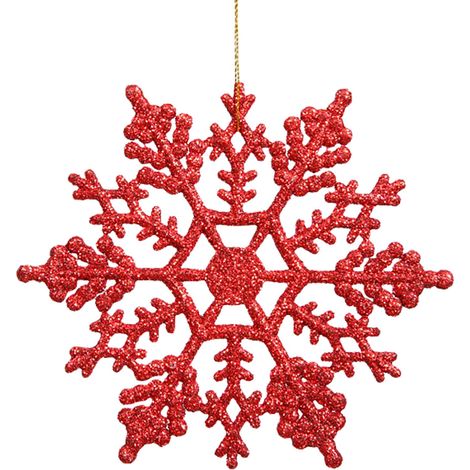 Guirlande De Flocons De Neige - Décoration De Noël En Plastique - Pour Arbre À Noël Fenêtre Porte - Lot De 24 Pièces