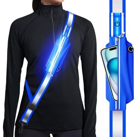 Wiederaufladbarer LED-Reflexlichtstreifen für Jogger und Outdoor-Aktivitäten