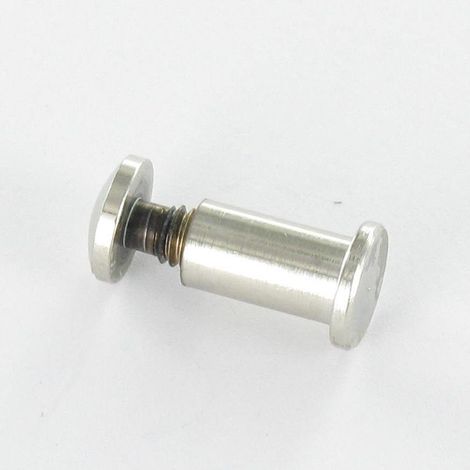 Vis Relieur M4 Laiton nickelé Pour Serrage 6 à 10-10 pièces