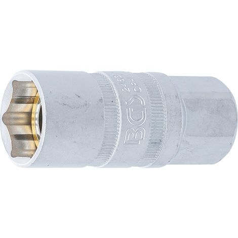 Llave de bujía BGS Technic 2463 magnética 21 mm 1/2 pulgada (1/4)