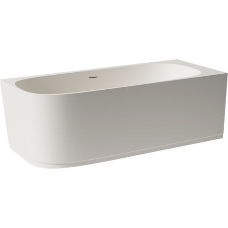 VEGA CORNER DX (droit) Uni Blanc mat +bonde