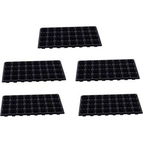 Plateau de Semis 32 Alvéoles – Kit de 5 Pots en Pulpe de Papier Biodégradables avec Mini Serre – Coupelles Germination pour Jardinage Intérieur et Extérieur (1/4)