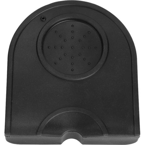 Machine à café multifonctionnelle épaissie antidérapante résistant à l'usure support de bourrage de café tampon en silicone noir (1/5)