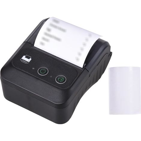 Stampante termica per scontrini da 58 mm (2 pollici) con Bluetooth, interfaccia mini USB e supporto per la stampa da dispositivi mobili. (1/5)