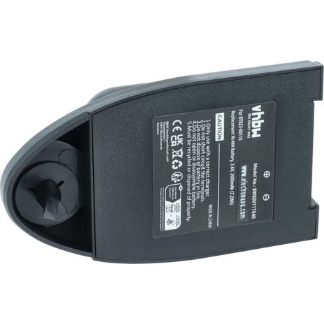 vhbw Battery Replacement for Cattron Theimeg BAT-0000327, BT923-00116 for Industrial Radio Remote Control (2000 mAh, 3.6 V, NiMH) - Black