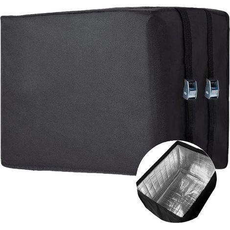 Housses De Climatiseur Extérieur Hiver,Housse Climatiseur Fenêtre Imperméable,Protection Avec Fermetures Réglables Pour Unité Extérieure Condenseur Central(53x38x40.5cm) (1/5)