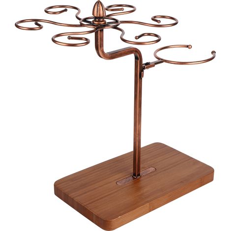 Porte-verres à vin multifonction, égouttoir à verres de table pour la maison, la cuisine et le restaurant, BarBronze (1/5)