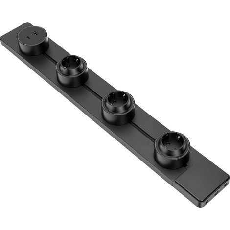 Power Track Socket 60cm 3 AC 1 USB AC 10W, Surface Mount (1/5)