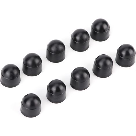 Kit de 10 pièces comprenant boulons hexagonaux en plastique M6, écrous et capuchons pour véhicules aux normes japonaises. (1/5)