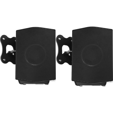 Compatible With Samsung Hw-Q990C Wall Mount Holder Samsung Hw-Q990C Stand Samsung Hw-Q990C Metal Bracket Accessories, Accessories Rack (Black) 2 Pieces (1/5)